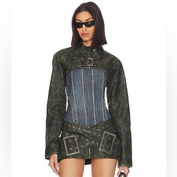 Jaded London Ultra Cropped Assassin Jacket - Picture 1 of 4